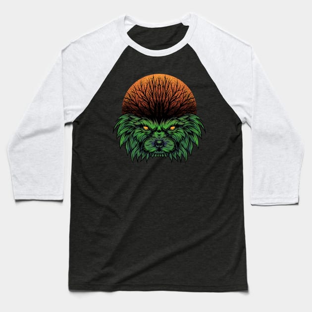 Dark moon Baseball T-Shirt by Tuye Project